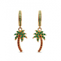 Palm Angels 'Palm Tree Hoop' Ohrringe für Damen