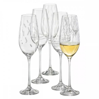 Aulica Set Of 6 Champagne Glasses