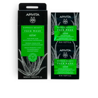 Apivita 'EXPRESS BEAUTY Moisturizing & Refreshing' Gesichtsmaske - Aloe Vera 8 ml, 2 Stücke