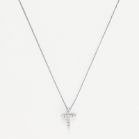 Comptoir du Diamant Women's 'Sacrée Croix' Pendant with chain