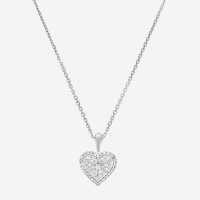Comptoir du Diamant Women's 'Coeur Pris' Necklace