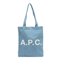 A.P.C. 'Lou Logo Denim' Tote Handtasche