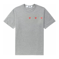 Comme Des Garçons Play 'Triple Hearts' T-Shirt für Herren