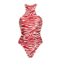 The Attico 'Zebra-Print' Badeanzug für Damen