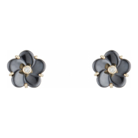 Caratelli Women's 'Fleur noir' Earrings