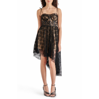 Steve Madden 'Dali Floral Lace Asymmetric Hem' Mini Kleid für Damen
