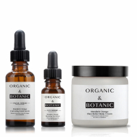 Organic & Botanic 'Mandarin Orange & Shea' Augenserum, Gesichtsserum, Körperbutter -  3 Einheiten