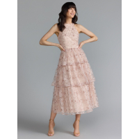 New York & Company 'Just Me Sleeveless Floral Sequin' Maxi Kleid für Damen