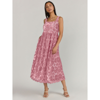 New York & Company 'Just Me Sleeveless Lace' Midi Kleid für Damen