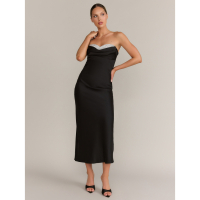 New York & Company Women's 'Lena Strapless Cowl Neck' Maxi Dress