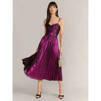 New York & Company 'Flying Tomato Pleated Metallic' Ärmelloses Kleid für Damen
