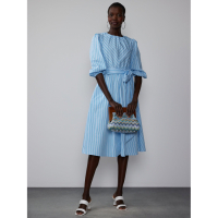 New York & Company Robe Midi 'Mitered Stripe' pour Femmes