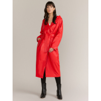 New York & Company Trench 'Azela Wang Shawl Collar Belted' pour Femmes