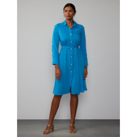 New York & Company Women's 'Long Sleeve Shirt' Midi Dress