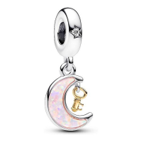 Pandora 'Key & Moon' Charm für Damen