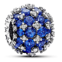 Pandora Charm 'Sparkling Round Blue' pour Femmes