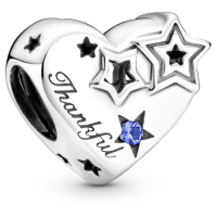 Pandora 'Thankful Heart and Stars' Charm für Damen