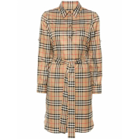 Burberry Robe chemise 'Vintage Check-Pattern' pour Femmes
