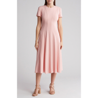 Calvin Klein Women's 'Short Sleeve' A-line Dress
