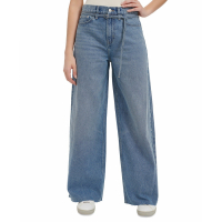 Calvin Klein Jeans 'Cut-Hem Belted' Jeans für Damen