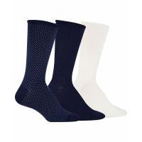 LAUREN Ralph Lauren 'Super Soft Pindot Roll Top' Socken für Damen - 3 Paare
