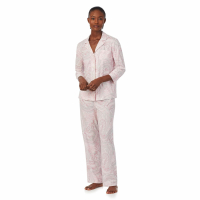 LAUREN Ralph Lauren Women's 'Long' Top & Pajama Trousers Set