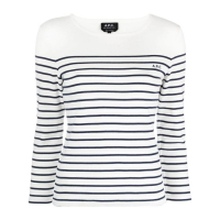 A.P.C. 'Striped' Langärmeliges T-Shirt für Damen