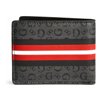 Guess Men's 'Slim Logo Striped Bifold' Wallet