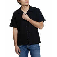 Guess Men's 'Toledo Ribbed Button-Down Camp' Short sleeve shirt