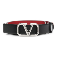 Valentino Garavani Men's 'VLogo Signature Buckle-Fastening' Adjustable Belt
