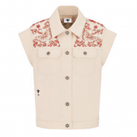 Christian Dior Gilet 'Embroidered' pour Femmes