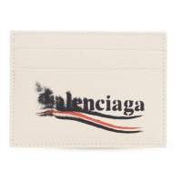 Balenciaga Men's 'Smudged Logo' Card Holder