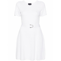 Emporio Armani '3D-Knit Belted' Mini Kleid für Damen