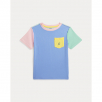 Ralph Lauren T-shirt 'Color-Blocked Pocket' pour Petits garçons