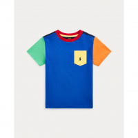 Ralph Lauren T-shirt 'Color-Blocked Pocket' pour Petits garçons