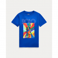 Ralph Lauren T-shirt 'Skateboarder' pour Petits garçons