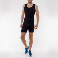 Skin Up Men's 'Slimming' T-Shirt + Compression running Shorts - 2 Pieces
