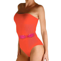 Skin Up Women's 'Strapless Slimming' Swimsuit