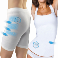 Skin Up Women's 'Refining Triple Action Running' Cycliste Shorts + Top - 2 Pieces