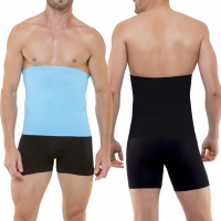 Skin Up Men's 'Sculpting And Firming' Slimming Belt - 2 Pieces