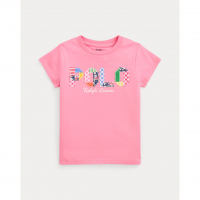Ralph Lauren T-shirt 'Mixed-Logo' pour Petites filles