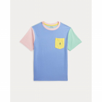 Ralph Lauren Big Boy's 'Color-Blocked Pocket' T-Shirt