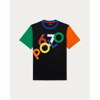 Ralph Lauren 'Color-Blocked Logo' T-Shirt für großes Jungen