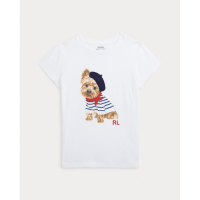 Ralph Lauren 'Dog' T-Shirt für große Mädchen