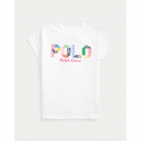 Ralph Lauren Big Girl's 'Mixed-Logo' T-Shirt