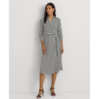 LAUREN Ralph Lauren Women's 'Striped' Midi Dress