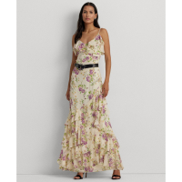 LAUREN Ralph Lauren 'Ruffled Floral' Abendkleid für Damen