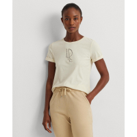 LAUREN Ralph Lauren T-shirt 'Embellished Logo' pour Femmes