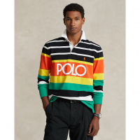 Polo Ralph Lauren Men's 'Classic Fit Logo Rugby' Long-Sleeve Polo Shirt