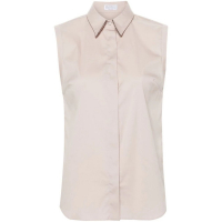 Brunello Cucinelli Women's 'Button-Up' Sleeveless Shirt